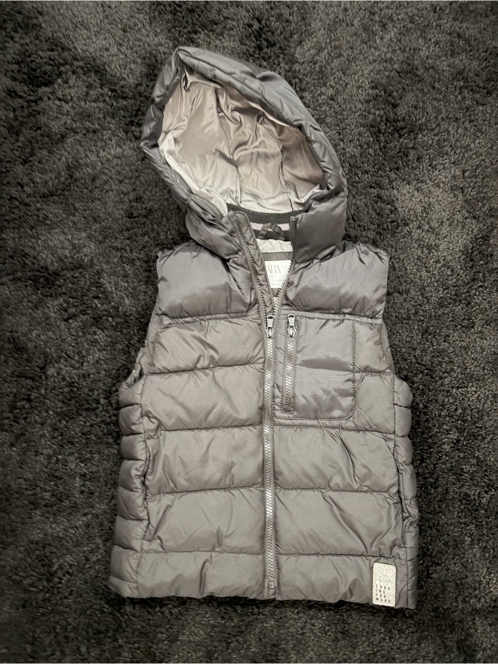 EUC Girls ZARA puffer vest size 6/7